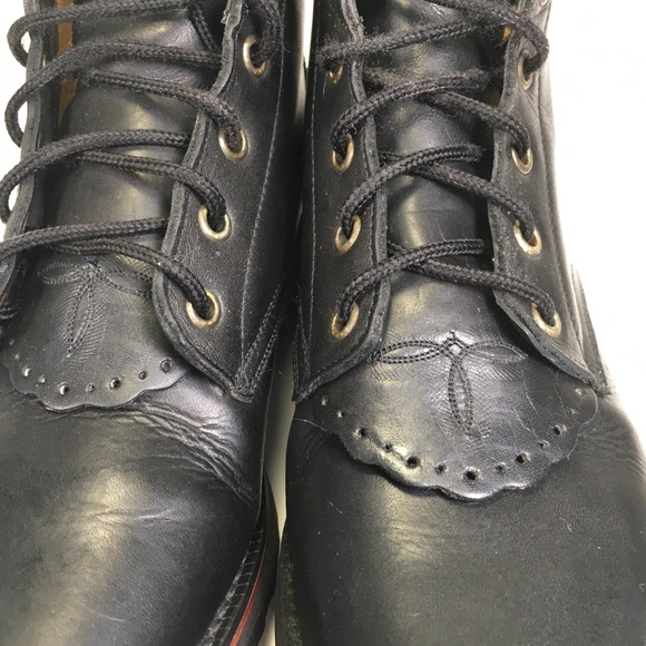 Tony Lama Woodland Ankle Boots Size 7.5B - Picture 5 of 9